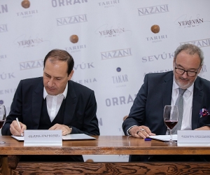 Armenia Wine and Henri Verneuil's Son Sign Memorandum on the Exclusive Production of Wines Bearing Henri Verneuil’s Name