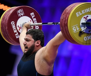 Armenia's Varazdat Lalayan Wins Silver at World Weightlifting Championships