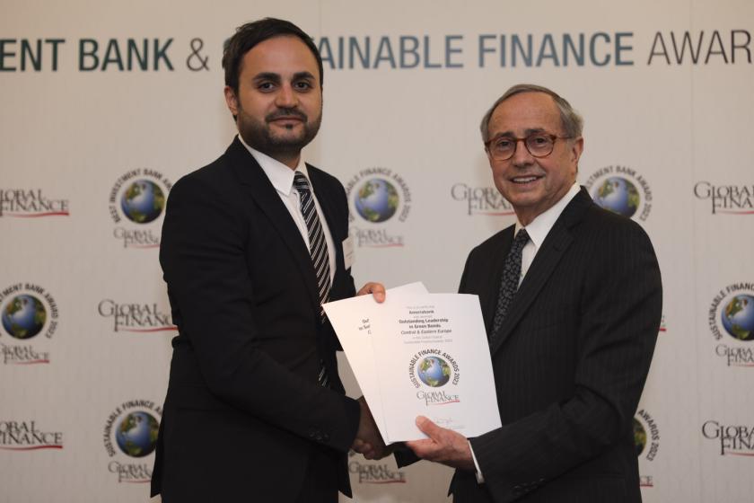 Ameriabank Receives Four Sustainable Finance Awards from Global Finance Magazine