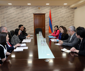 Armenian Education Minister, UNICEF Regional Director Meet In Yerevan