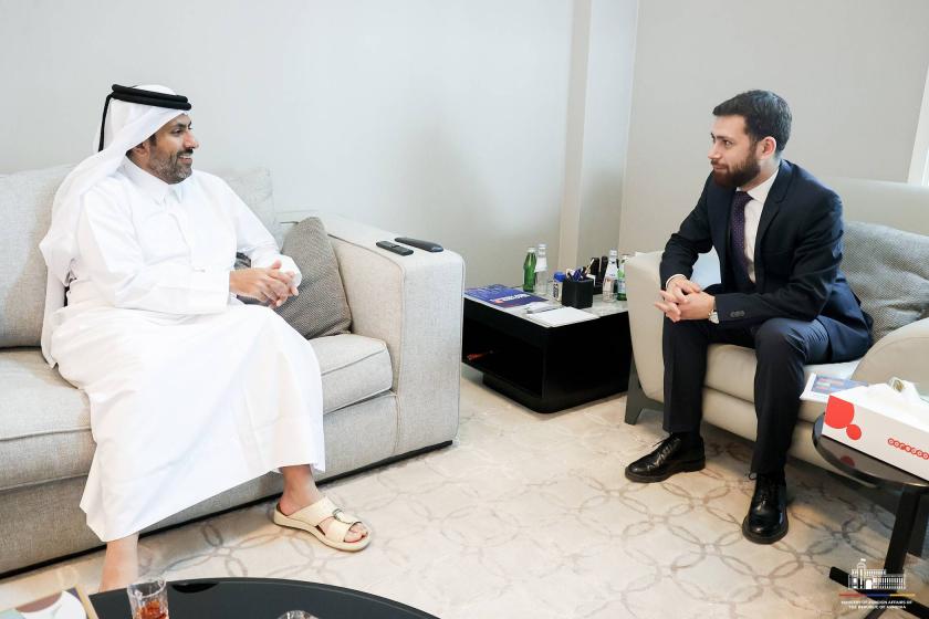 ԱԳ նախարարի տեղակալը հանդիպել է Կատարի ներդրումային գործակալության ներդրումների հարցով փոխտնօրենի հետ