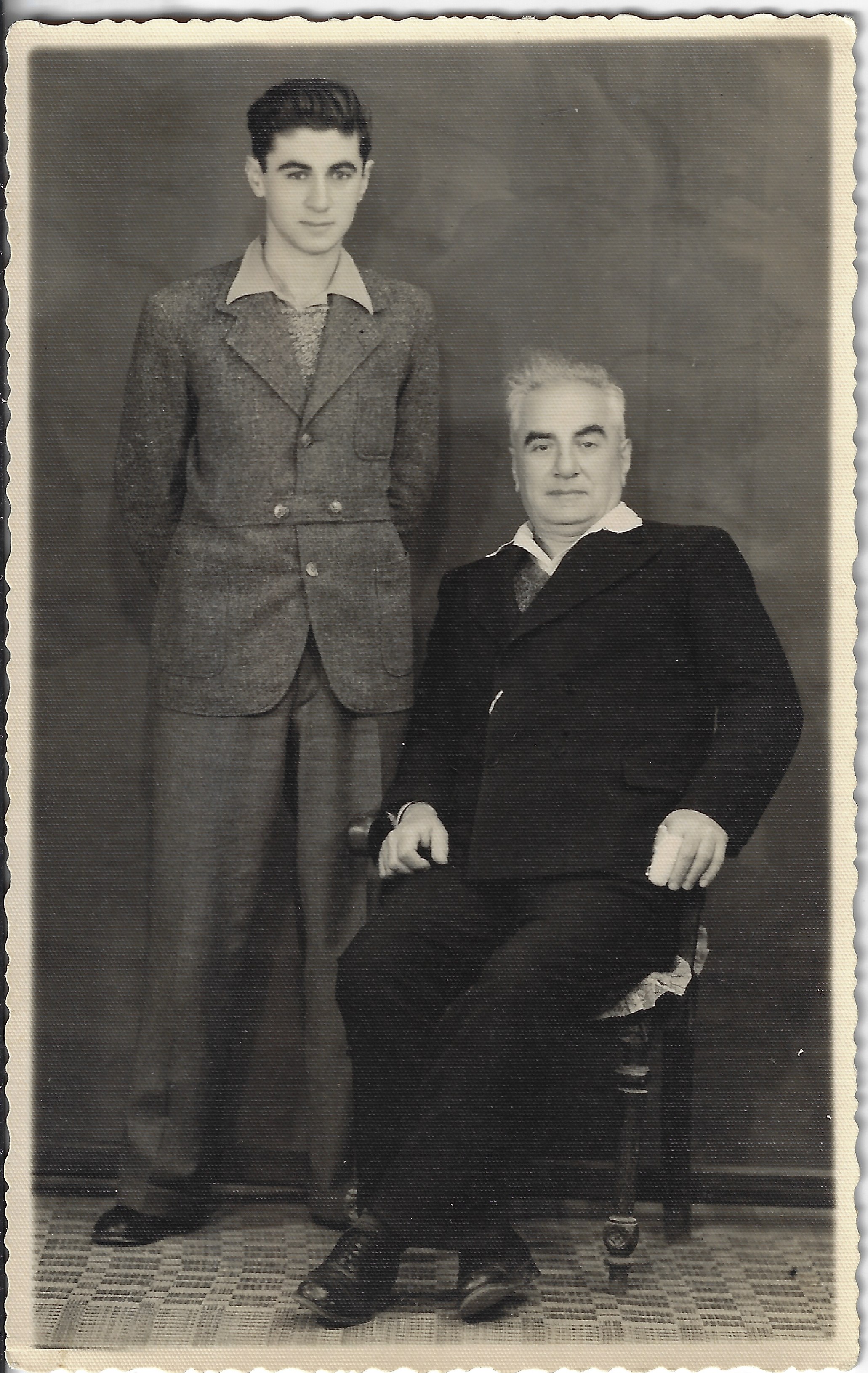 Որդու՝ Վահեի հետ