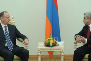 Սերժ Սարգսյանն ընդունել է ՌԴ անվտանգության խորհրդի քարտուղարին