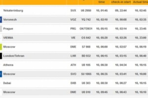 Snow Delays at Zvartnots Airport