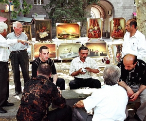 An Armenian Painter, Commerce and a Shot of Vodka