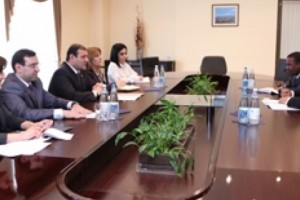 Տարոն Մարգարյանը հանդիպել է Եթովպիայի դեսպանի հետ