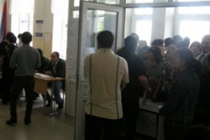 Կուտակումներ թիվ 7 ընտրատարածքի տեղամասերում
