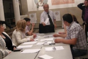 На избирательных участках 6/01 и 6/02 подведены итоги парламентских выборов по 
пропорциональной системе