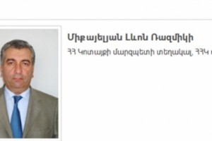 Կոտայքի փոխմարզպետը ձերբակալվել է կաշառք ստանալու պահին