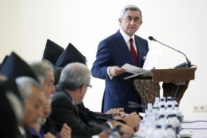 President Sargsyan: "We are not urging our brothers to leave Syria"