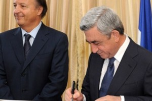 Նախագահ Սերժ Սարգսյանը հանդիպել է Ֆրանսիայի Սենատի նախագահ Ժան-Պիեռ Բելին