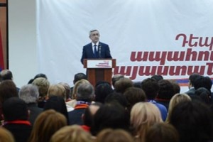 Սերժ Սարգսյանի ելույթը Արաբկիր համայնքում