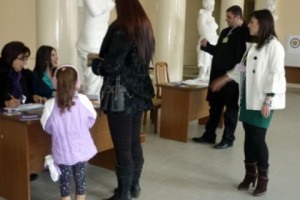 Voting Slow, Uneventful, at Yerevan Polling Station