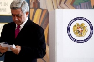 Serzh Sargsyan Declared Winner - 58.64%