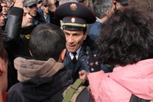 Protesters to OSCE Election Observers: "Leave Armenia Now!"
