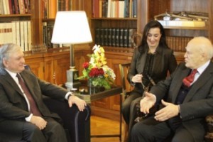 Է. Նալբանդյանը հանդիպեց Հունաստանի նախագահին