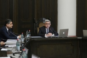 Նախագահ Սարգսյանը հանդիպել է նոր կառավարության անդամներին