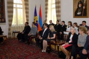 Catholicos Garegin II Hosts Delegation from Armenia's Compulsory Enforcement Service