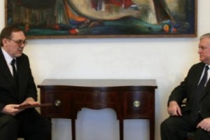 Ռուսաստանի նորանշանակ դեսպանն իր հավատարմագրերի պատճենը հանձնեց Հայաստանի արտգործնախարարին

