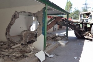 Демонтированы незаконные ларьки