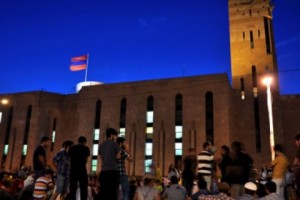 Activists Hold Strategy Session at Yerevan Municipality