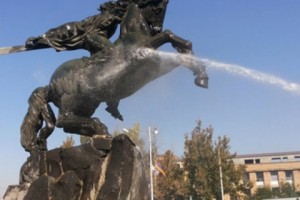 Young Volunteers Give Yerevan's Statues a Good Cleaning
