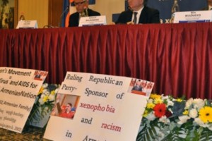 Protestors Disrupt International “Hate Crime” Conference in Yerevan