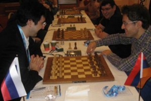 Armenia-Russia  Draw 2-2 in Round One at World Chess Team Championship