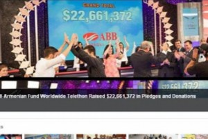 All Armenian Fund Raises $22,661,372 in Pledges &amp; Donationa