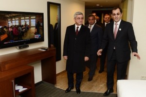 Սերժ Սարգսյանը ներկա է գտնվել «Հայաթ Փլեյս Երևան» հյուրանոցի բացման 
արարողությանը