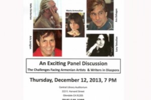 Glendale Panel: Challenges Facing Armenian Artists &amp; Writers in Diaspora