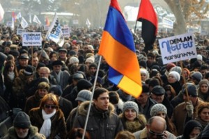 Шествие против обязательной накопительной пенсионной системы (фото)
