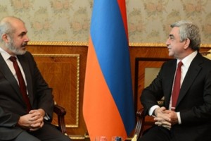 President Sargsyan Bids Farewell to EU Special Representative