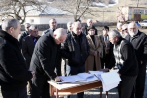 Նախագահ Սահակյանն այցելել է Ասկերանի շրջանի Պատարա, Խանցք եւ Աստղաշեն գյուղերը