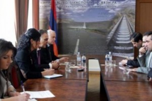 Տրանսպորտի նախարարը եւ Իրանի դեսպանը քննարկել են «Հայաստանի հարավային երկաթուղի» ծրագրի մանրամասները