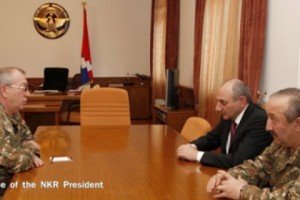 Բակո Սահակյանն ընդունել է ԳՇ պետի տեղակալին
