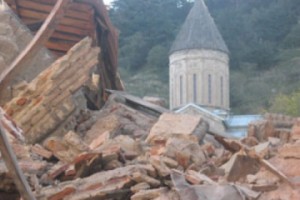 Dome of 14th Century Armenian Church in Tbilisi Comes Crashing Down