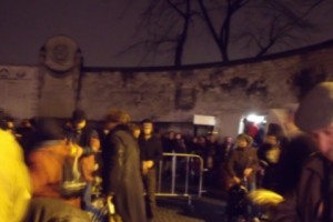 Migrant Misery: Armenians Queue for Food Handouts Outside Père Lachaise Cemetery in Paris