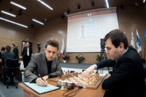 Aronian Drops to Second After Loss to Mamedyarov