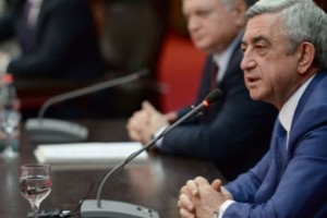 Սերժ Սարգսյանը հանդիպել է դիվանագիտական ծառայության ղեկավար 
անձնակազմին