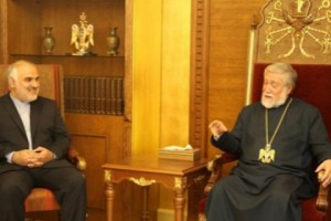 Catholicos Aram I Receives the Newly Appointed Ambassador of Iran to Lebanon