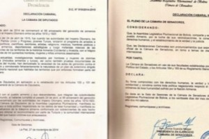 Bolivia's Parliament Recognizes 1915 Armenian Genocide