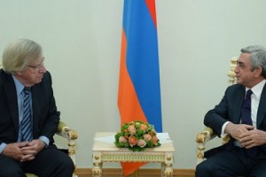 Սարգսյանն ընդունել է Ուրուգվայի փոխնախագահ, Սենատի նախագահ Դանիլո 
Աստորիին