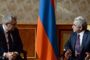 Սերժ Սարգսյանն ընդունել է Եվրոպական խորհրդարանի փոխնախագահին