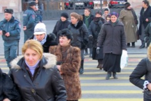Yerevan Street Cleaners Protest Layoffs and Wage Infractions