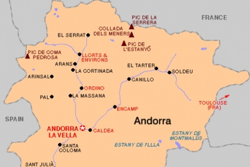 Андорра какая страна. Андора государство карта. Плотность населения Андорры. Андорра на карте.
