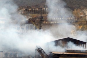 Armenian Mining Town of Alaverdi Enveloped in Smoke