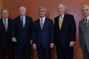 Սերժ Սարգսյանը Վաշինգտոնում հանդիպում է ունեցել ԱՄՆ սենատորների հետ