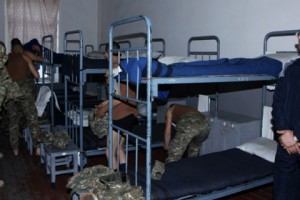 Armenian Defense Minister Makes Spot Check