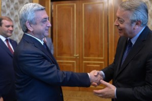 Նախագահն ընդունել է ֆրանսական «Վեոլիա» ընկերության գլխավոր գործադիր տնօրենին